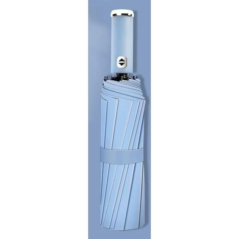 Multifunctional Windproof UV Protection Folding Umbrella Dual Use for Sunny and Rainy Days Iron&10K