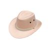 Vintage Western Cowboy Hat Solid Color Basin Hat Wide Brim Jazz Hat Outdoor Sun Protection For Hiking Camping Riding