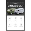 1/18 UAZ Traveler Alloy Van Car Model Diecasts Metal Off-road Vehicles Car Model Simulation Sound Light Collection Kids Toy Gift