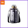 Xiaomi Bidon de apă sportiv cu capacitate mare de 1500ml/50oz cu curea de transport, etanș, fără BPA, potrivit pentru sală și sporturi în aer liber