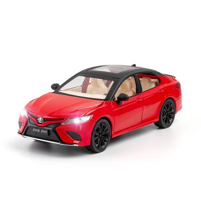 1/24 skala Toyota Camry odlany model samochodu zabawka, zabawka napędzana typu naciągnij i puść pojazd z dźwiękiem i światłem dla dzieci maluch chłopcy dziewczęta kolekcja prezentów