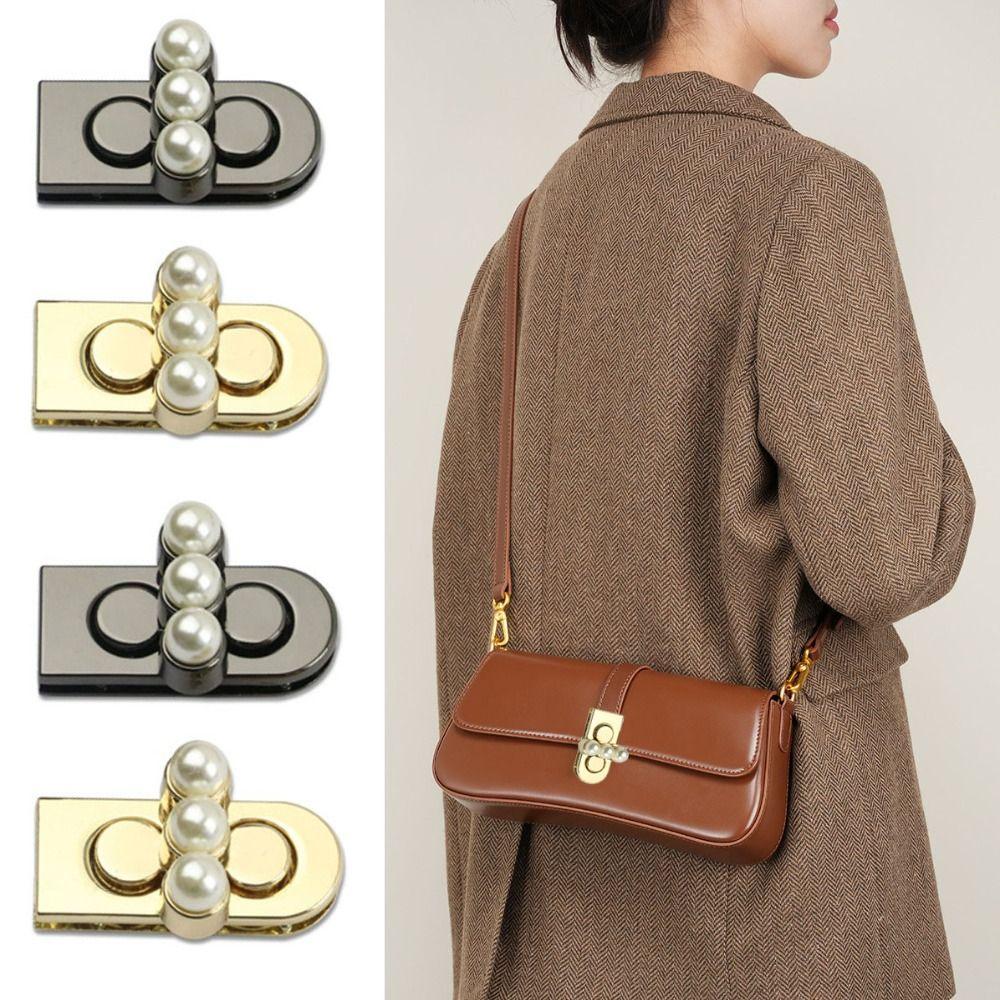 

Metal Pearl Clasp Durable Handbag Bag Clasp New Accessories DIY Handbag