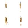 Artisanal Bamboos Wind Chimes Outdoor Garden Decors Natural Sound Handcrafted Wooden Chimes With Coconut Shell Gift