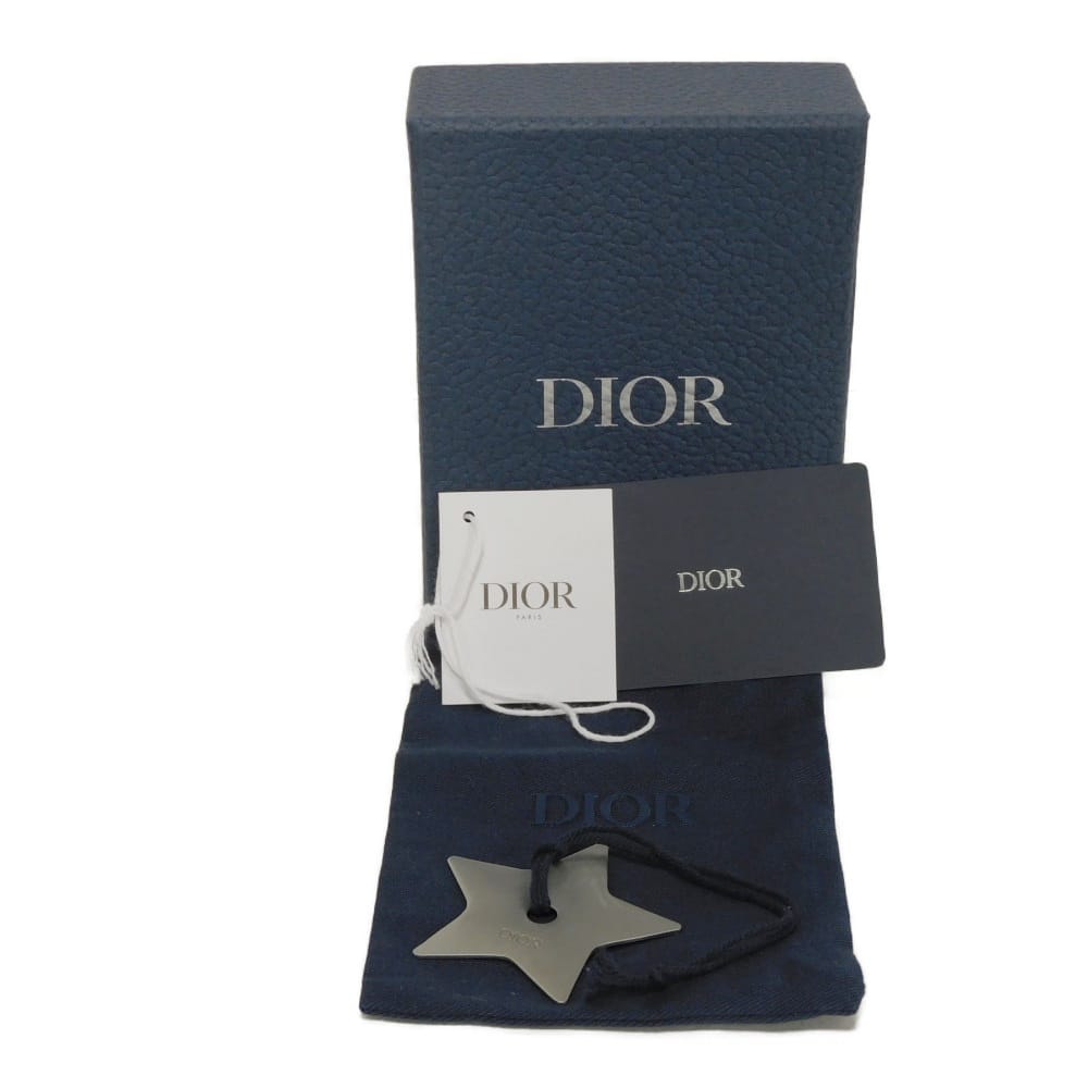 Used 10656 Saddle Vertical Card Holder 2ADCH169YKS_H03E 7946 Logo Metal Oblique Jacquard Black Men's from Japan