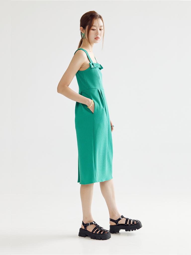 Bomnal Boutique Mermaid Midi Dress _ Green
