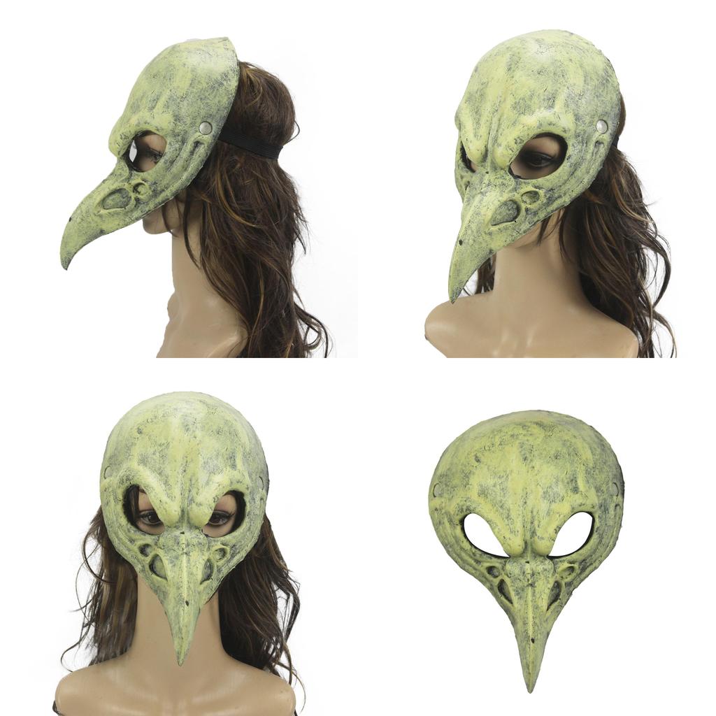 Halloween Medieval Doctor Schnabel Bird Skeleton Mask Role Playing Props For Party Events