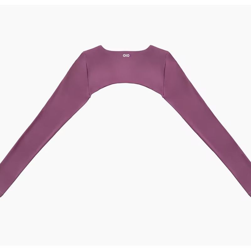 Oiob Outdoor Sports Long Sleeves Shawl Yoga Clothes Women's Nude Feel Thin Fitness Clothes Tops Running Blouse Autumn