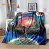Rainbow 7 Chakra Mandala Bohemia Soft Plush Blanket,Flannel Blanket Throw Blanket for Living Room Bedroom Bed Sofa Picnic Cover
