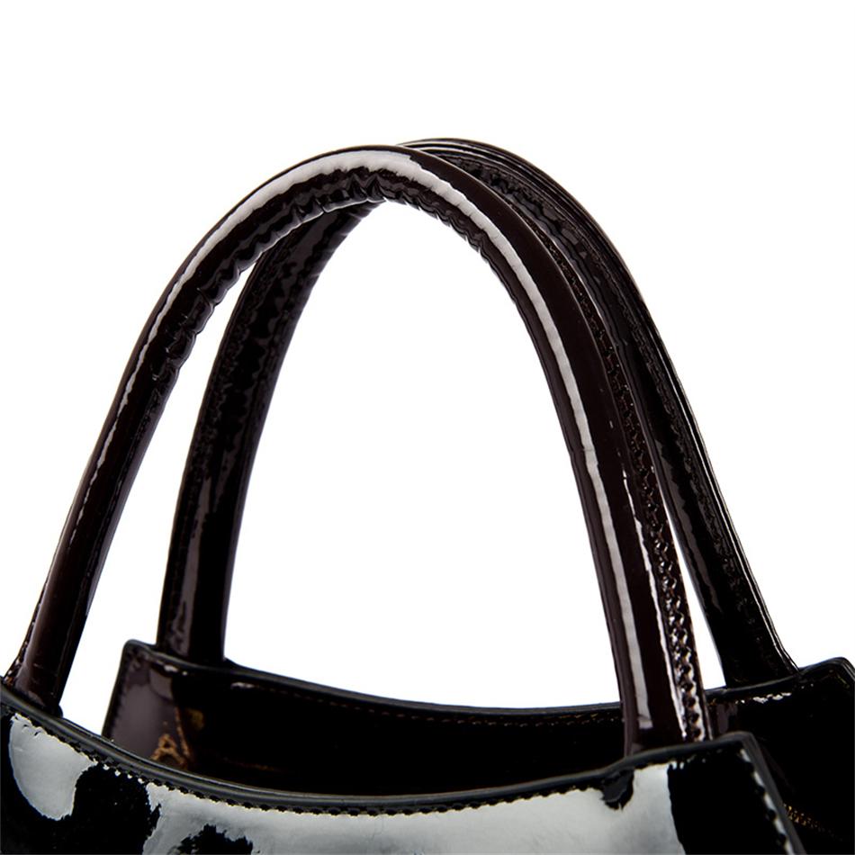 Luxury Patent Leather Handbags for Women Designer Crocodile Pattern Women's Shoulder Crossbody Bag Hobos Ladies Messenger Bags