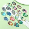 Colorful Owl Enamel Charms, 20pcs - Alloy Pendants for DIY Bracelets & Necklaces