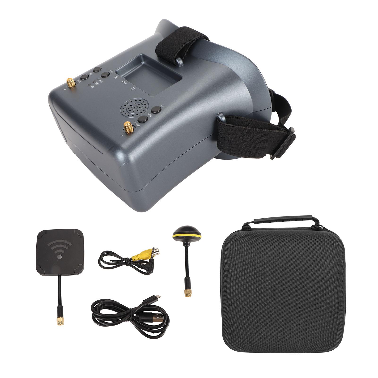 

FPV Video Glasses 5.8G RC Aircraft Glasses with DVR 4.3 Inch Screen 800x480 3.7V 2000mAh Battery