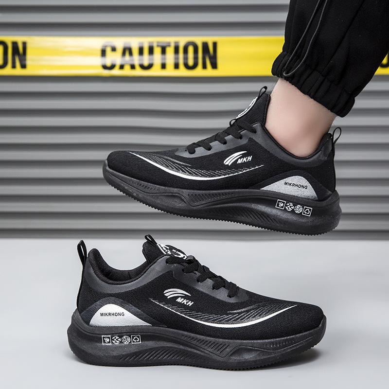 

Удобные мужские и женские кроссовки для бега, высококачественные повседневные кроссовки, легкая обувь для мужчин и женщин 44 чёрный