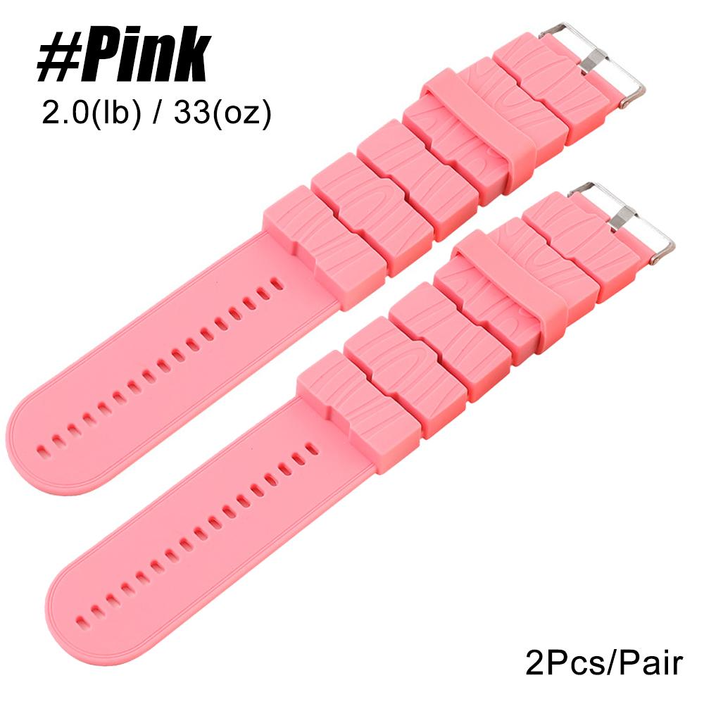 

1 Pair Ankle Wrist Weights (495G Each) Adjustable Leg Arm Weights, Weighted Wristbands Bracelets For Walking, Running, Yoga