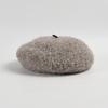 Beret Female Autumn And Winter Show Small Temperament Literary And Retro Circle Lamb Plush Big Head Circumference Versatile Painter Hat
