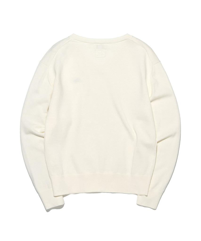 LEE Women'S V-Neck Knit Ivory