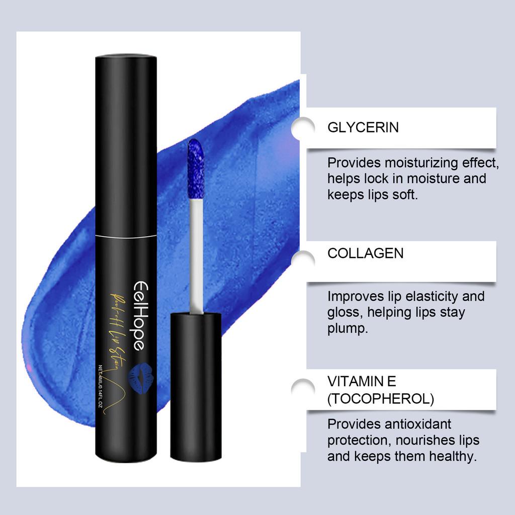 Matte Moisturizing Eelhope Liquid Lip Paint Peel Off Soft Gentle Color Hydrating Portable Beauty