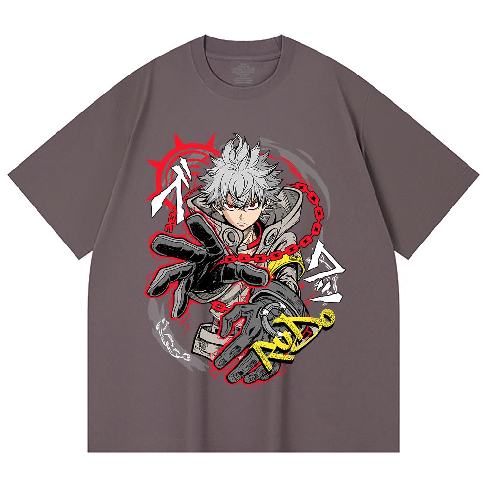 230 Gsm 100% Cotton Gachiakuta V12 Rudo Print Unisex Heavy Cotton T Shirt