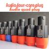 Professional Speaker Cable with NL4FC & XLR Connectors - 4-Core Sound Core for Amplifier & Stage Use
