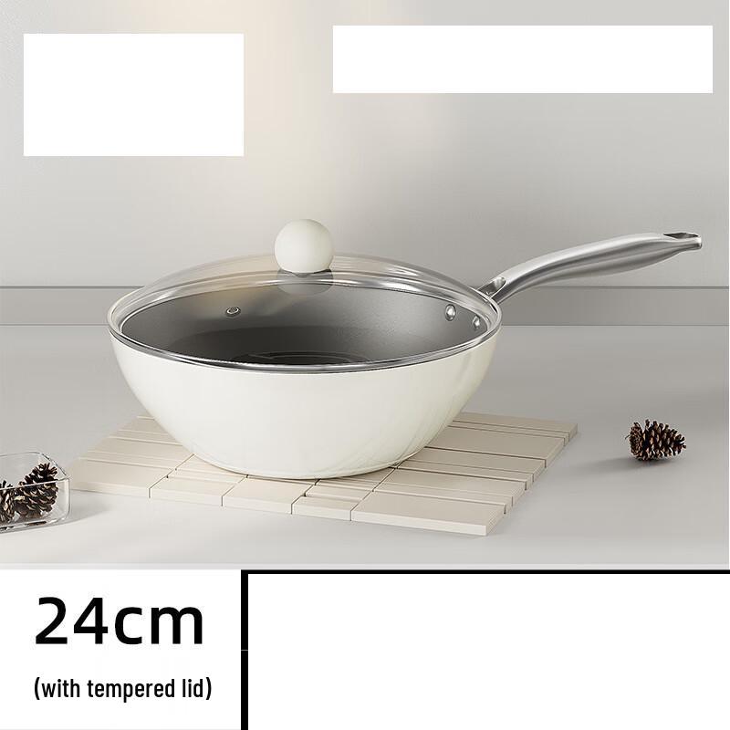 Yoshida Sho Wrought Iron Non-Stick Wok with Lid