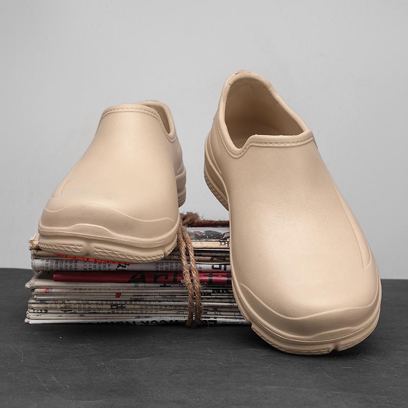 New Work Shoes Men Platform Fashion Kitchen Waterproof Indoor Garden Anti Slip Sports Outdoor Couple Chef Shoes Large Size 36-45