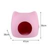 Felt Cat House Removable with Zipper Portable Indoor Outdoor Cat Tent Cats & Kittens Houses, Beds Tunnel for Cats or Small Dogs