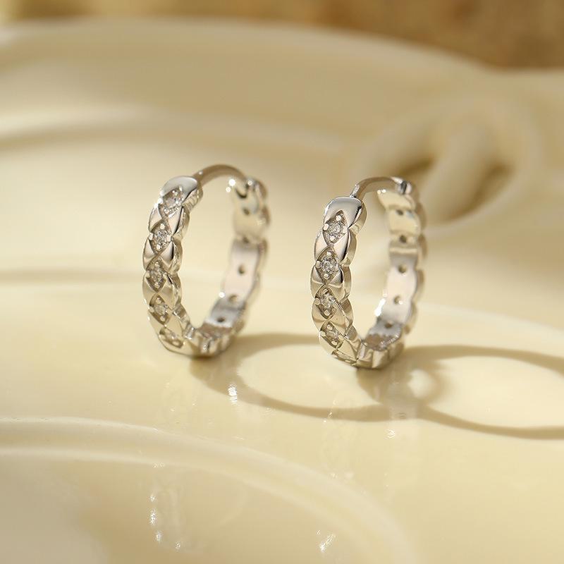 Banyan Tree  Diamond Pattern Earrings - Luxurious Trendy Women's Jewelry