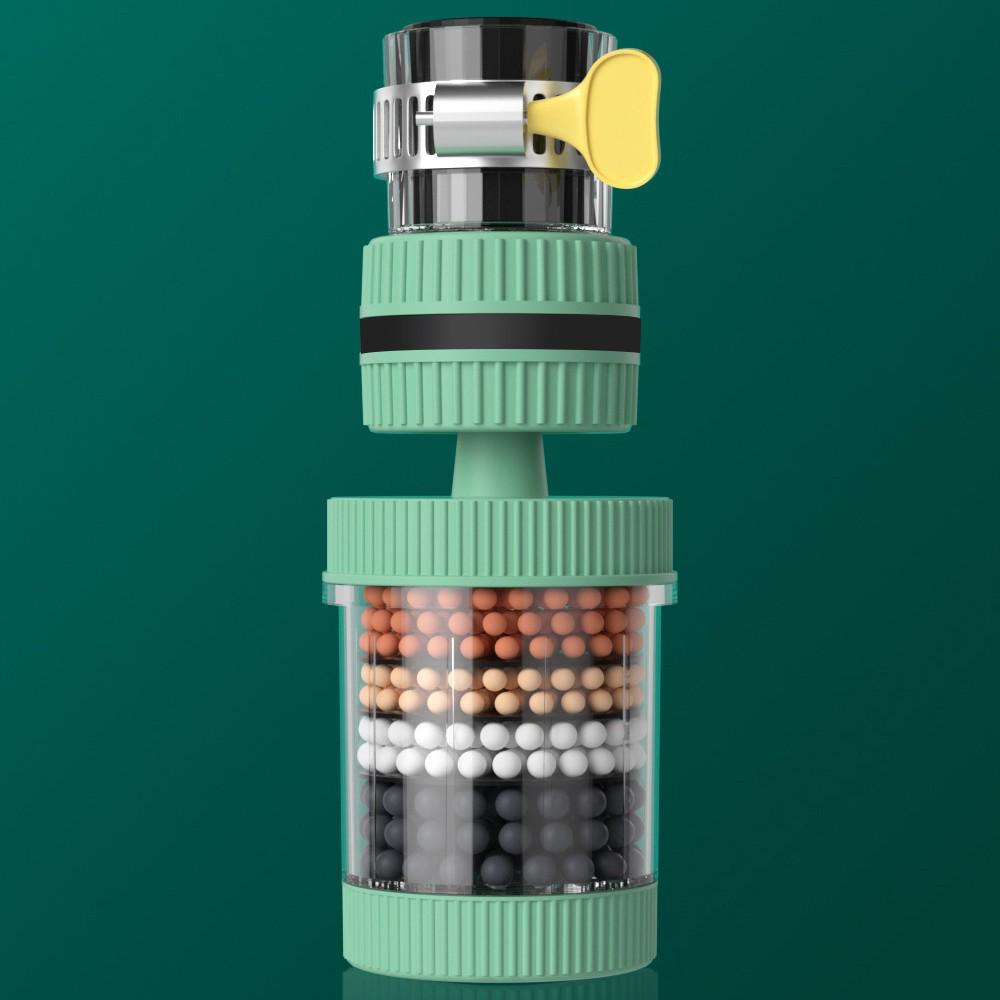 360° Rotating Anti-Splash Faucet Filter & Detachable Shower Head