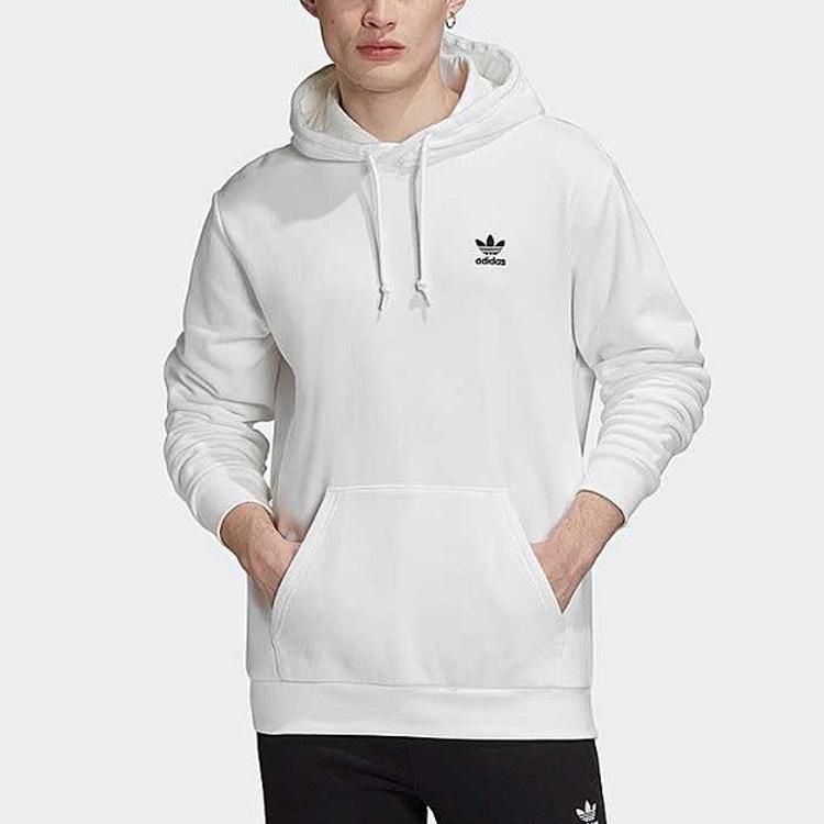 adidas Originals Valentinstag Back Logo Print Hoodie Herren Weiß GK7163