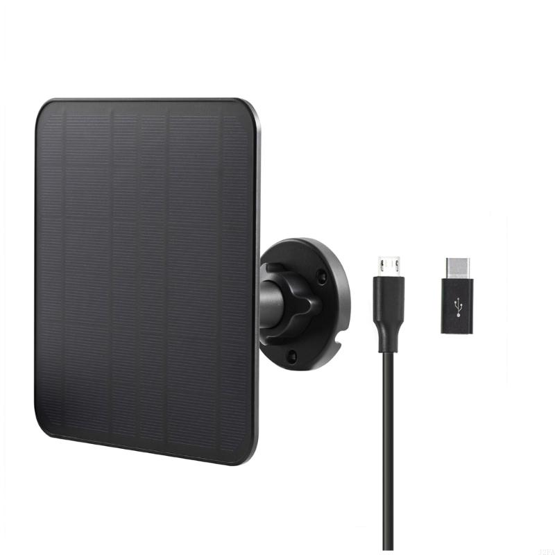 

Outdoor Sun Charging Device For Battery Operated Cameras 830mA Strong Output Easy Installation чёрный