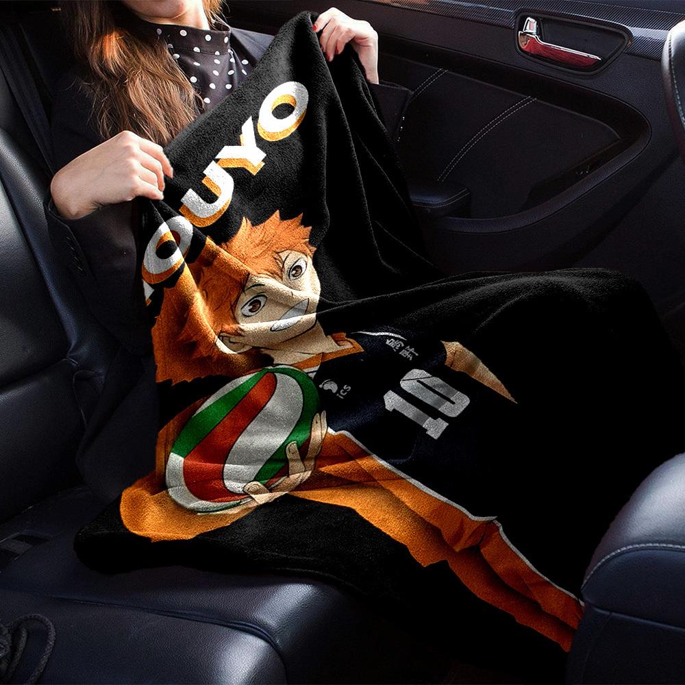 1pc volleyball player Throw Blanket Soft Flannel, Cozy All Season Polyester Perfect for Home, Office