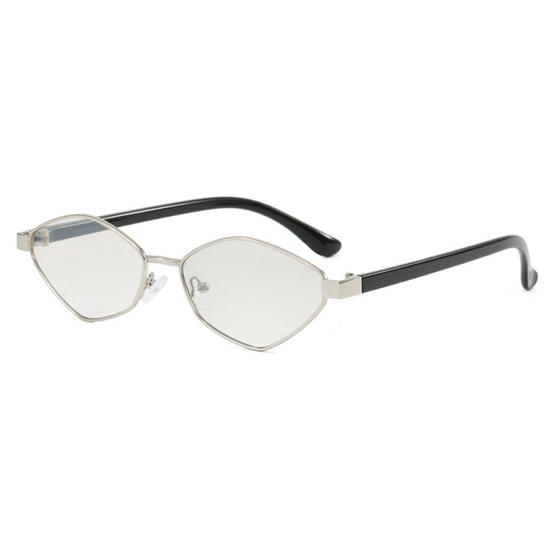 Small Polygon Women Sunglasses Light Weight Irregular Metal Sun Glasses For Ladies Fashion Travelling Driving Shades UV400