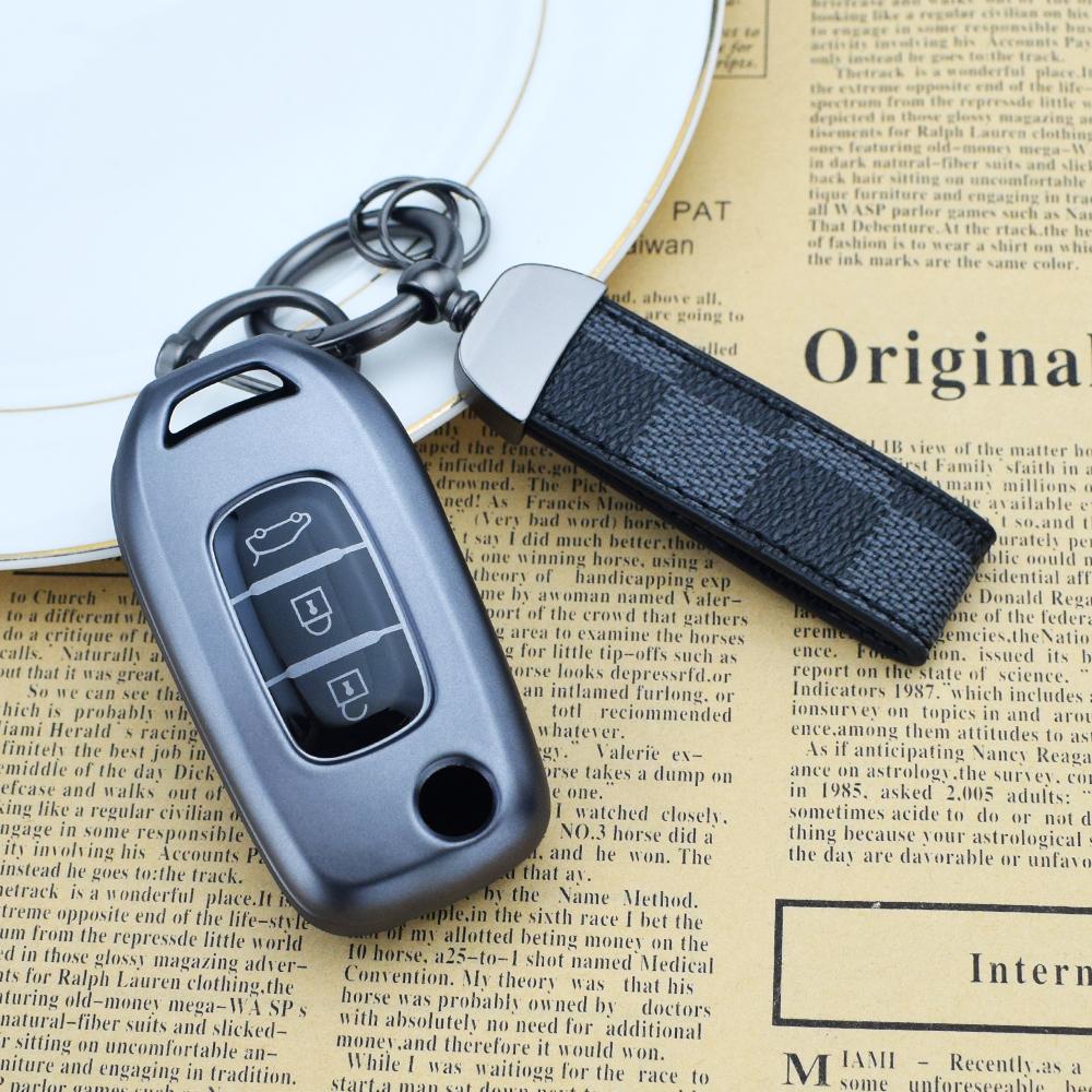 2/3 Buttons Tpu Flip Key Fob Case Cover For Renault Megane Captur Kadjar Symbol Koleos Remote Key Chain Accessory