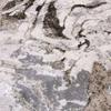 Tapis salon graphique effet fluide gris 120x170