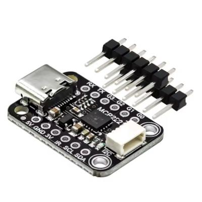 Plugs and Play MCP2221A USB To GPIO Interfaces Converters Module for Rapid Connection In Electronic Development Projects