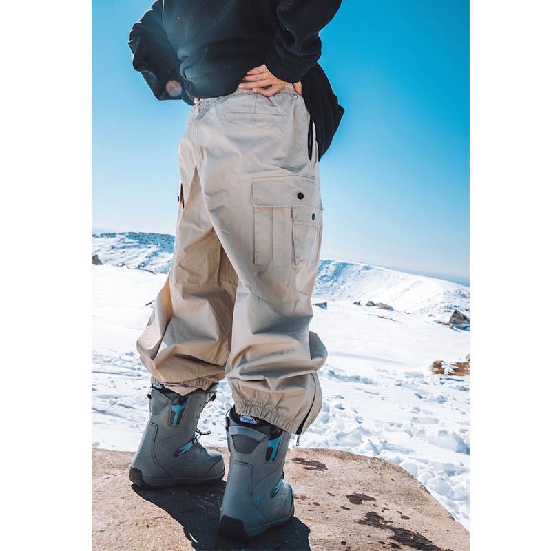 

Лыжные брюки унисекс Ice Degree 2025: Водонепроницаемый, Ветрозащитный, Морозостойкий, Износостойкий, Теплый Снежный Костюм для Пар L чёрный