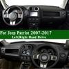 For Jeep Patriot 2007-2017 MK74 Car-Styling Dashmat Dashboard Cover Trument Panel Protective Pad Anti-Dirt Dash Mat