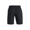 Under Armour Solid Color Elastic Waist Straight Leg Sports Shorts Men Bottoms Black 1373780-001