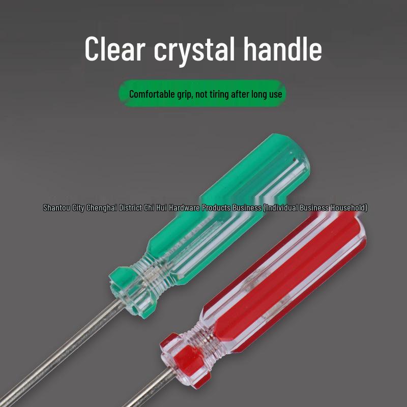 Transparent Striped Screwdriver with Magnetic Tool for Mobile, Tablet, and Small Electronics Repair