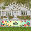 Background Banner Backdrop Party Backdrop Birthday Banner Animal Event Supplies For Celebration Birthday Party