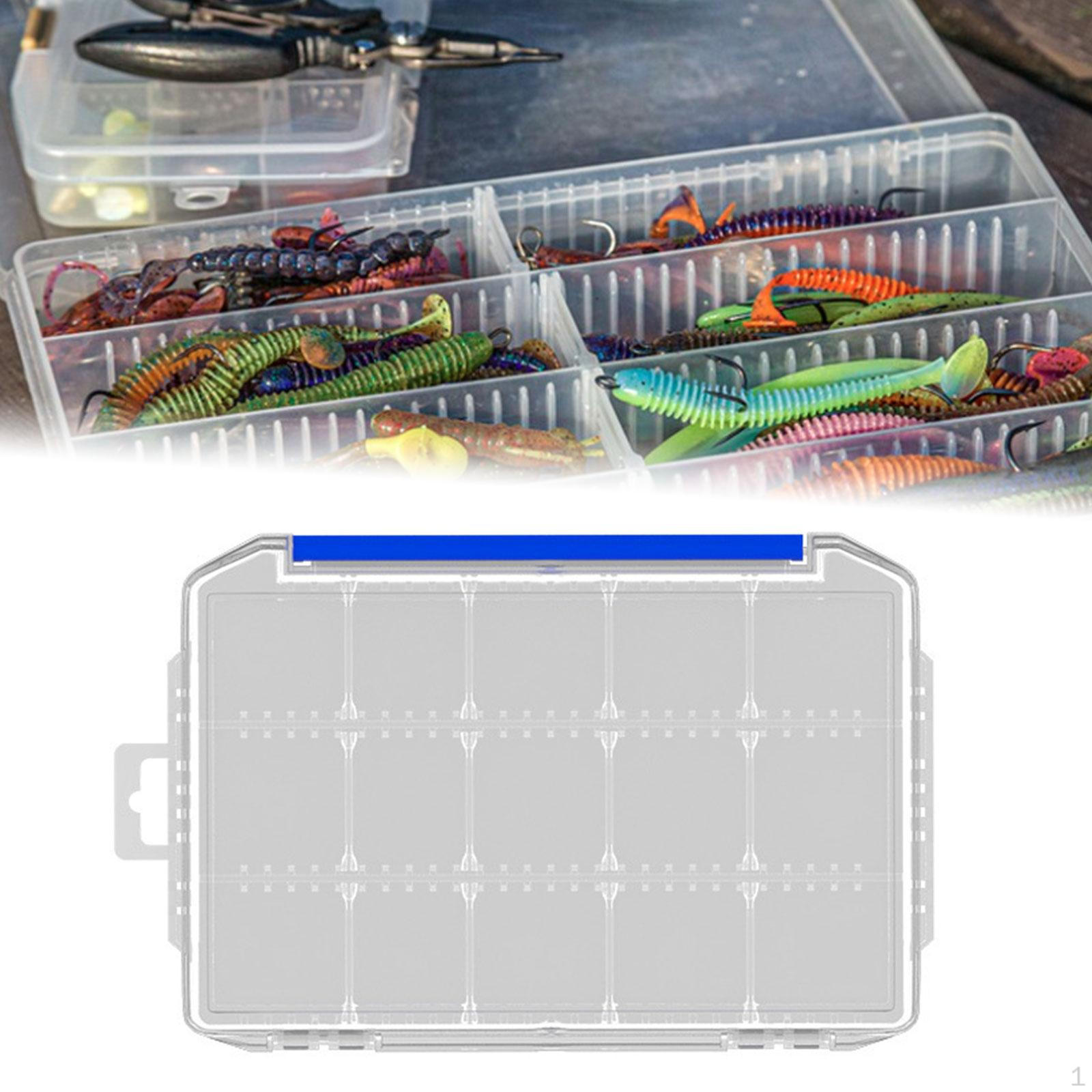 

Аксессуар для коробки для рыболовных снастей, герметичная прозрачная приманка с сеткой для крючков и грузил DIY White