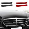 Carbon Fiber Front Center Grille Panel Strip Decal Car Accessories Exterior Cover Trim Sticker For Benz Maybach S Class W223 21+