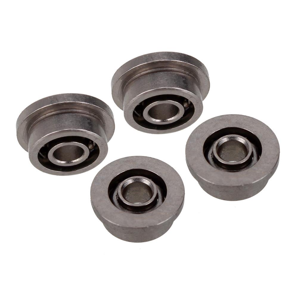 10PCS 1.5x4x2mm Ball Flange Bearings Metal Seal Shielded CODE F681XZZ Silver