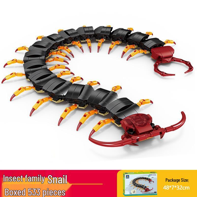 Kai Zhi Educational Building Blocks - Animal and Insect Models for Kids (Scorpion & Centipede)