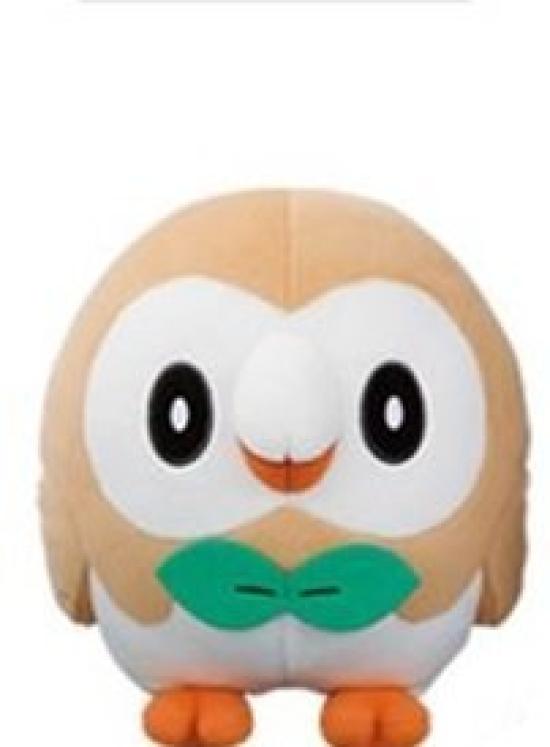 Banpresto Pokémon Sun & Moon Large Plush Toy - Rowlet (Single Item)