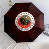 Gençlerbirliği SK  Pattern, Automatic Folding Umbrella, Portable and Foldable Design, 8 Ribs, a Christmas or Birthday Gift.