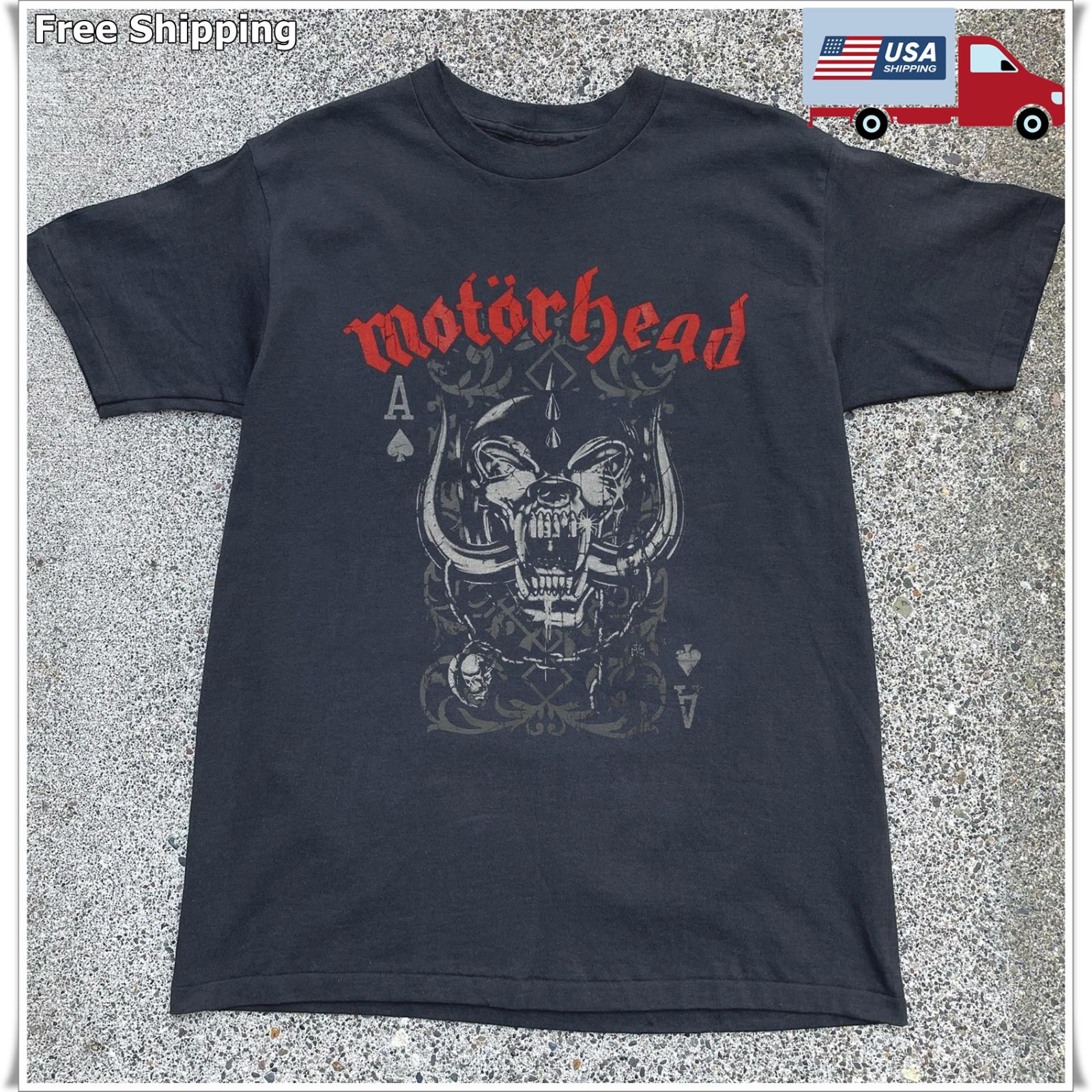 Motorhead Ace of Spades Unisex Black T-shirt, Size S-5XL XL