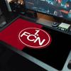 1.FC Nürnberg Logo Color Mouse Pad Large Gaming Table Cushion Non-slip Laptop Tablet Big Mousepad XXL Mat Mini PC Playmat With Lock edge