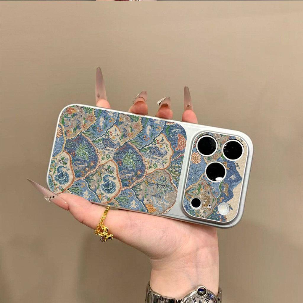 Retro Animal for iPhone17promax Mobile Phone Case Apple 16pro New 15pro Niche 14 Leather Pattern