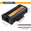 1600W Pure Sine Wave Inverter  DC 12V to 110V AC  Converter and Peak Power 3000W Car Inverter with 2.1A Dual USB Ports Quick
