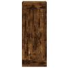 Wall Mounted Cabinet in Smoked Oak Finish 34.5 x 34 x 90 cm Engineered Wood